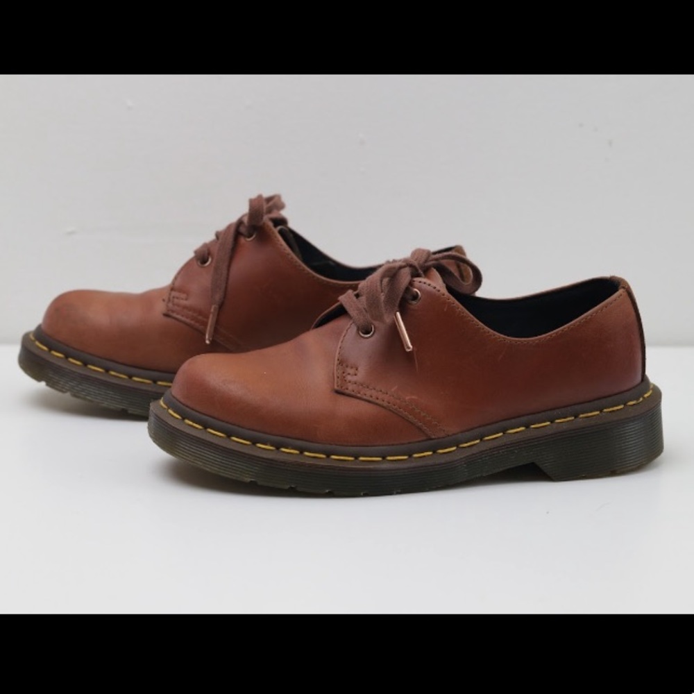 Dr. Martens 1461 3-eye Cognac Brown Oxford Shoes